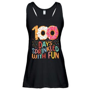 100 Days Of School Kindergarten 100th Day Of School Ladies Essential Flowy Tank