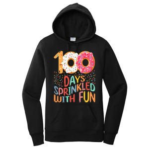 100 Days Of School Kindergarten 100th Day Of School Women's Pullover Hoodie