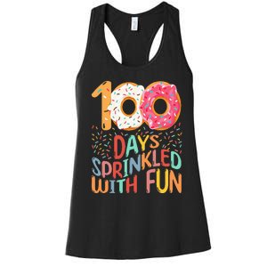 100 Days Of School Kindergarten 100th Day Of School Women's Racerback Tank