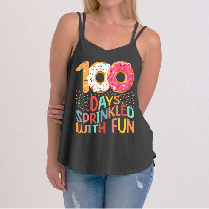 100 Days Of School Kindergarten 100th Day Of School Women's Strappy Tank