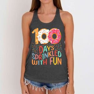 100 Days Of School Kindergarten 100th Day Of School Women's Knotted Racerback Tank