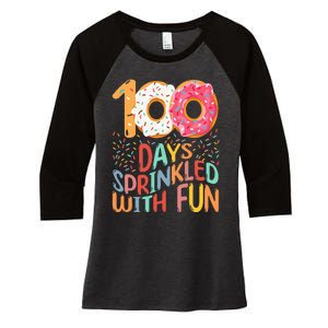 100 Days Of School Kindergarten 100th Day Of School Women's Tri-Blend 3/4-Sleeve Raglan Shirt