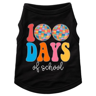 100 Days Of School Disco Celebration Doggie Tank