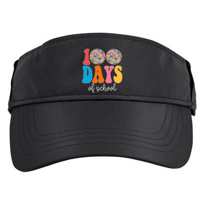 100 Days Of School Disco Celebration Adult Drive Performance Visor