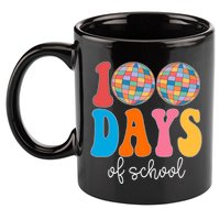 100 Days Of School Disco Celebration 11oz C Handle Ceramic Mug