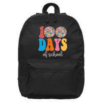 100 Days Of School Disco Celebration 16 in Basic Backpack