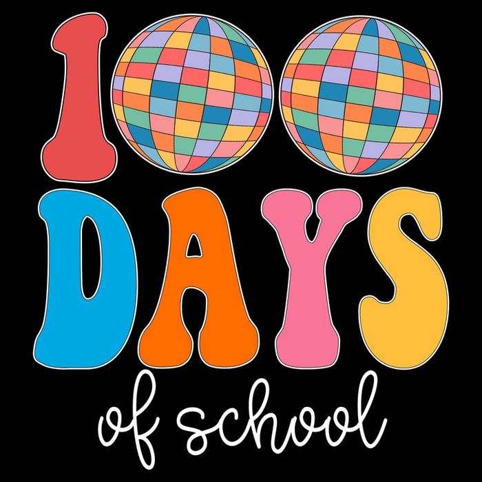 100 Days Of School Disco Celebration 16 in Basic Backpack