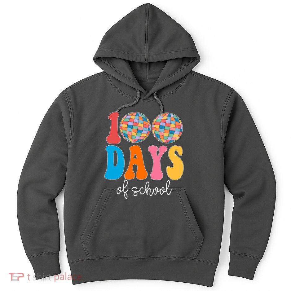 100 Days Of School Disco Celebration Hoodie