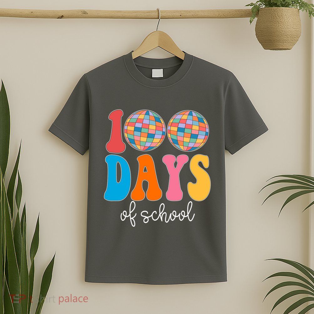 100 Days Of School Disco Celebration T-Shirt