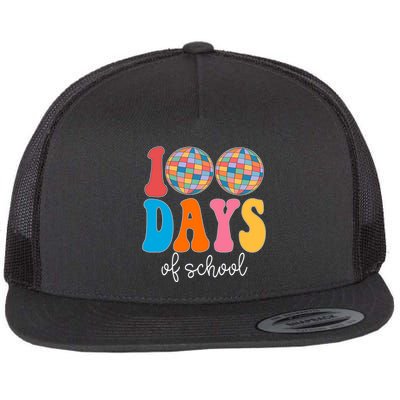 100 Days Of School Disco Celebration Flatbill Hat
