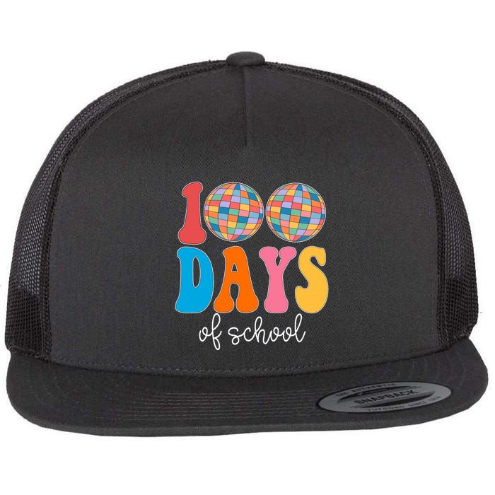 100 Days Of School Disco Celebration Flatbill Hat