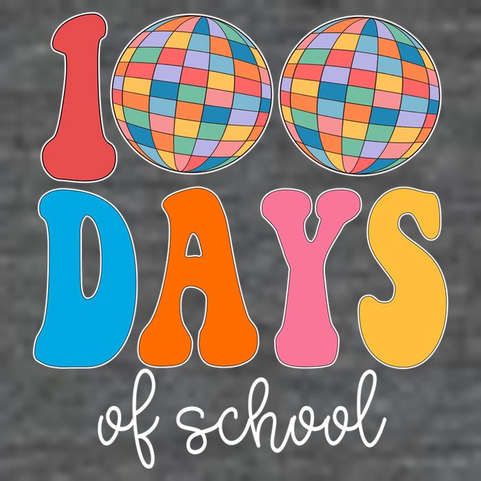 100 Days Of School Disco Celebration Flatbill Hat