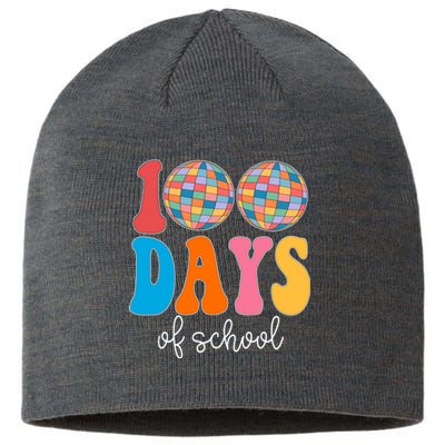 100 Days Of School Disco Celebration Sustainable Beanie