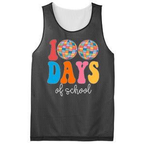 100 Days Of School Disco Celebration Mesh Reversible Basketball Jersey Tank