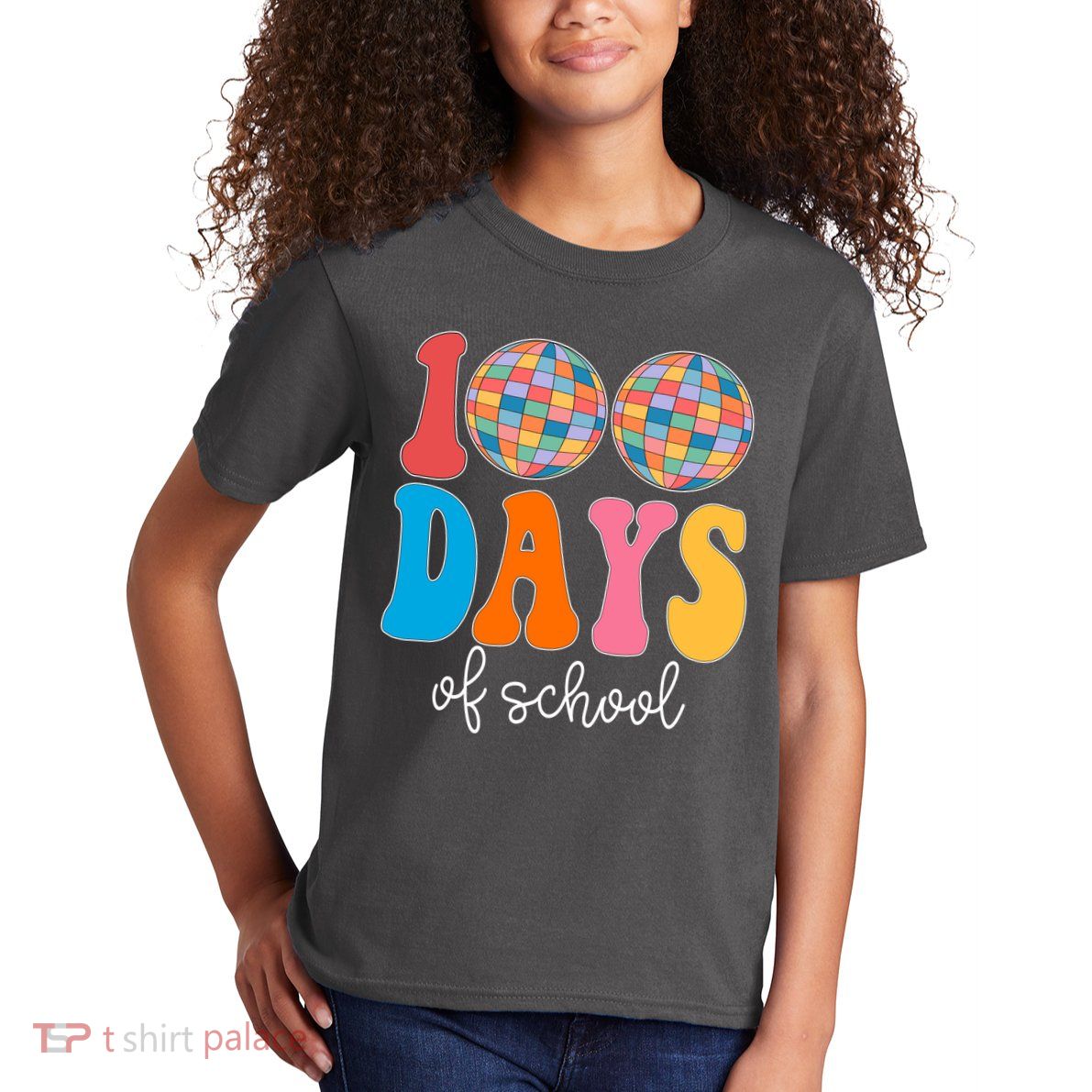 100 Days Of School Disco Celebration Kids T-Shirt