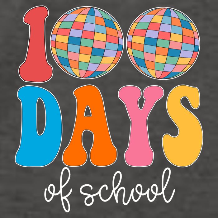 100 Days Of School Disco Celebration Vector Backpack