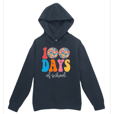 100 Days Of School Disco Celebration Urban Pullover Hoodie