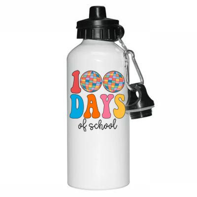 100 Days Of School Disco Celebration Aluminum Water Bottle