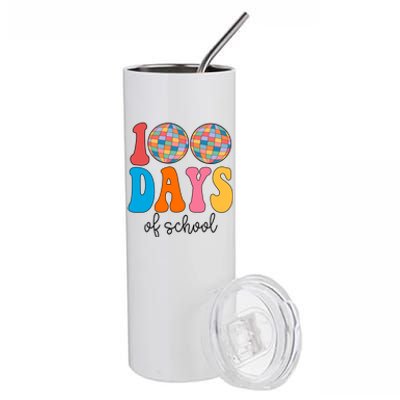 100 Days Of School Disco Celebration Stainless Steel Tumbler