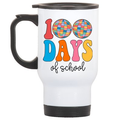 100 Days Of School Disco Celebration Stainless Steel Travel Mug