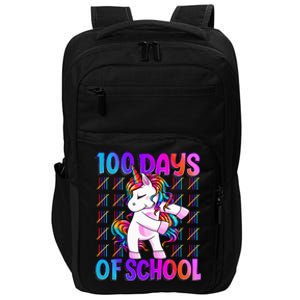 100 Days Of School Unicorn 100 Days Smarter 100th Day Impact Tech Backpack