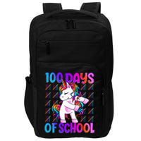 100 Days Of School Unicorn 100 Days Smarter 100th Day Impact Tech Backpack