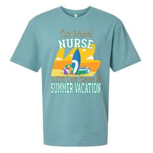 100 Days Of School Nurse Great Gift Funny 100th Day Of School Gift Sueded Cloud Jersey T-Shirt