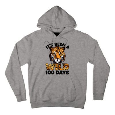 100th Day Of School Wild 100 Days Leopard Cheetah Tiger Lion Tall Hoodie