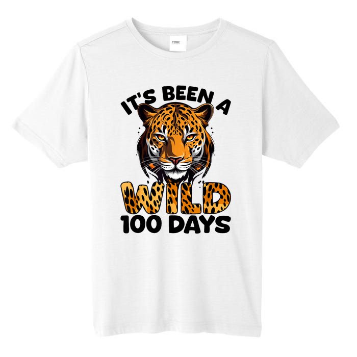 100th Day Of School Wild 100 Days Leopard Cheetah Tiger Lion Tall Fusion ChromaSoft Performance T-Shirt