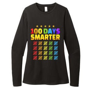 100 Days Of School Smarter For 100th Day Student Teacher Cool Gift Womens CVC Long Sleeve Shirt