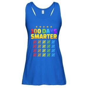 100 Days Of School Smarter For 100th Day Student Teacher Cool Gift Ladies Essential Flowy Tank