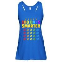 100 Days Of School Smarter For 100th Day Student Teacher Cool Gift Ladies Essential Flowy Tank