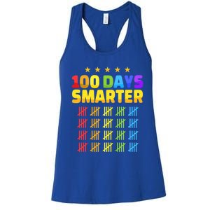 100 Days Of School Smarter For 100th Day Student Teacher Cool Gift Women's Racerback Tank