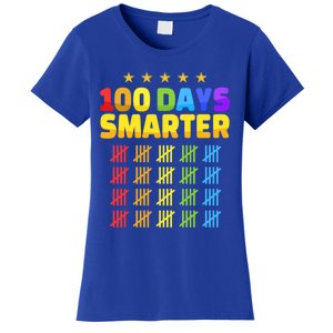 100 Days Of School Smarter For 100th Day Student Teacher Cool Gift Women's T-Shirt