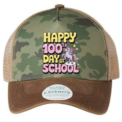 100 Days Of School Costume Teacher Student 100th Day Legacy Tie Dye Trucker Hat