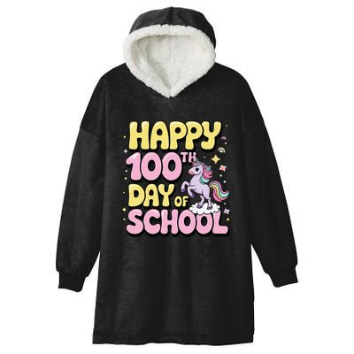 100 Days Of School Costume Teacher Student 100th Day Hooded Wearable Blanket