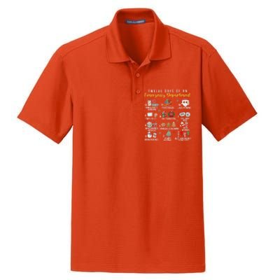 12 Days Of An Emergency Department Er Nurse Christmas Dry Zone Grid Polo