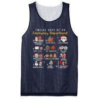 12 Days Of An Emergency Department Er Nurse Christmas Mesh Reversible Basketball Jersey Tank