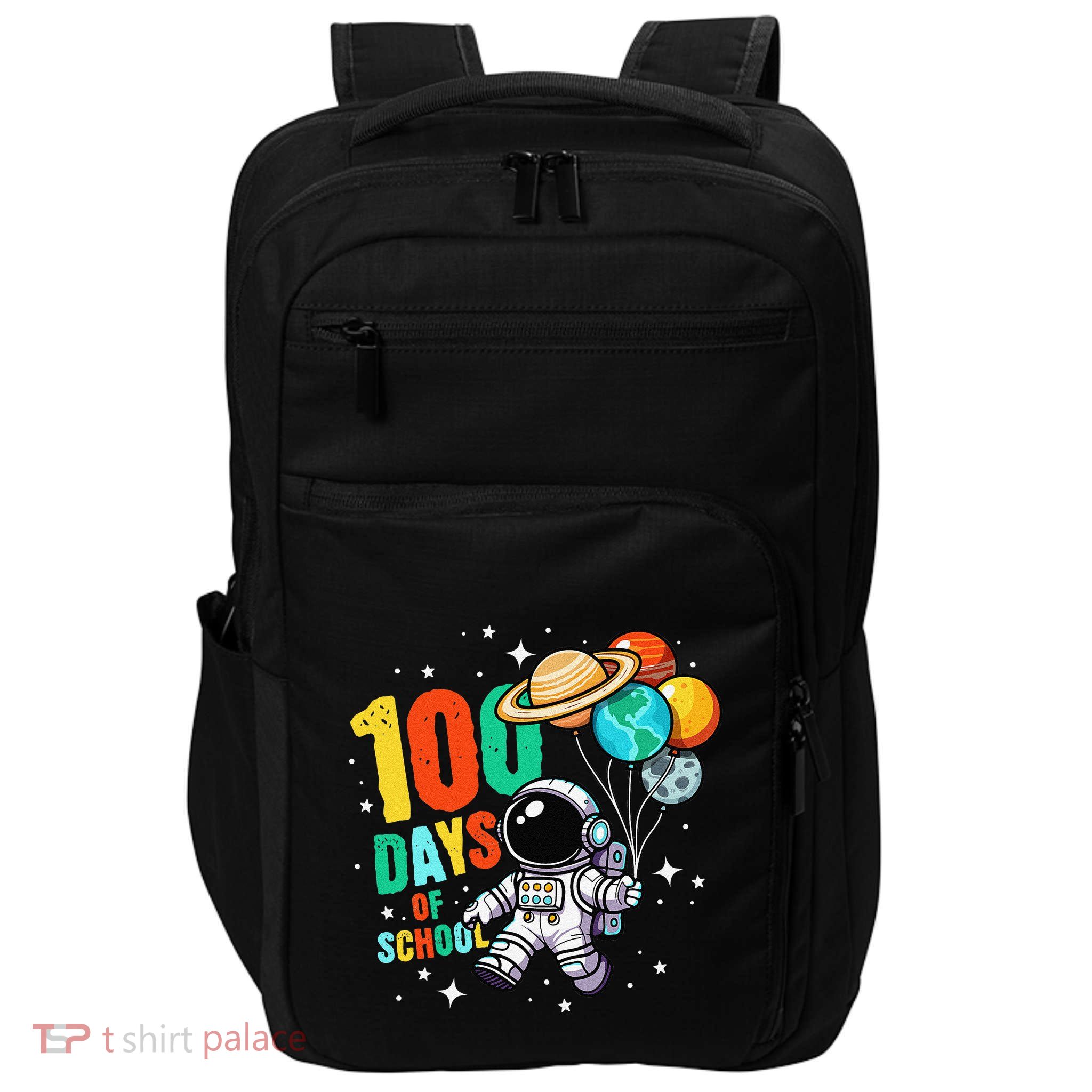 100 Days Of School Astronaut Space Impact Tech Backpack