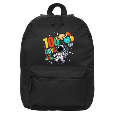 100 Days Of School Astronaut Space 16 in Basic Backpack