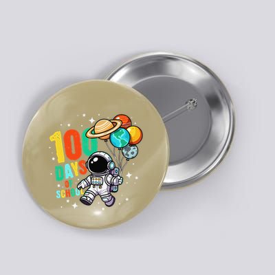 100 Days Of School Astronaut Space Button