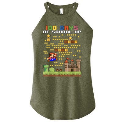 100 Days Of School MariöSüper Gamer Video Game Boys Girls Women’s Perfect Tri Rocker Tank