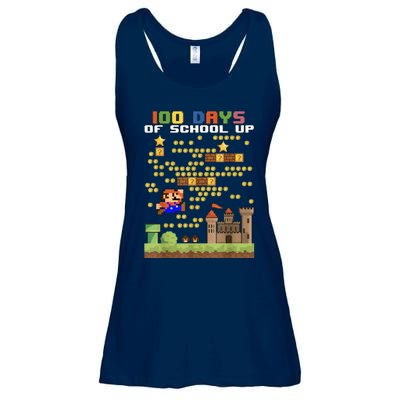 100 Days Of School MariöSüper Gamer Video Game Boys Girls Ladies Essential Flowy Tank