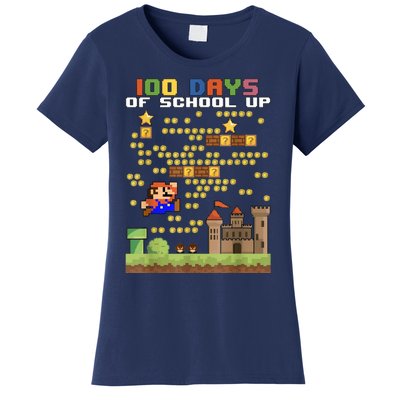 100 Days Of School MariöSüper Gamer Video Game Boys Girls Women's T-Shirt