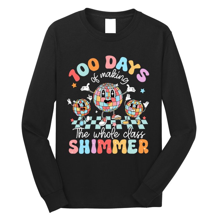 100 Days Of Making Whole Class Shimmer 100th Day Of School Long Sleeve Shirt