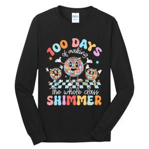 100 Days Of Making Whole Class Shimmer 100th Day Of School Tall Long Sleeve T-Shirt