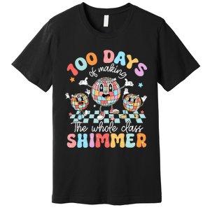 100 Days Of Making Whole Class Shimmer 100th Day Of School Premium T-Shirt