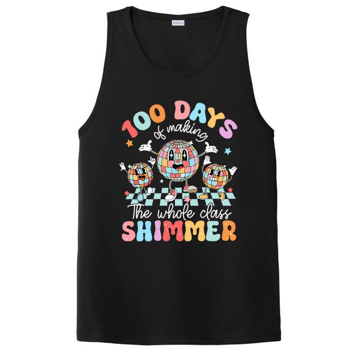 100 Days Of Making Whole Class Shimmer 100th Day Of School PosiCharge Competitor Tank