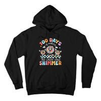 100 Days Of Making Whole Class Shimmer 100th Day Of School Tall Hoodie