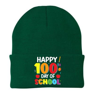 100 Days Of School 100th Day Of School Knit Cap Winter Beanie